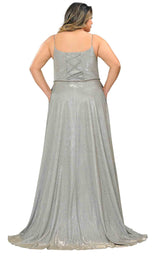 15 of 32 Lindas W1038 Dress Silver-Gold