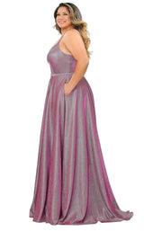 Lindas W1048 Dress Magenta