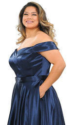 19 of 24 Lindas W1058 Dress Navy