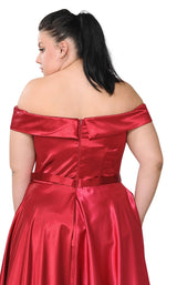 24 of 24 Lindas W1058 Dress Red