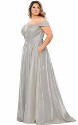 Lindas W1060 Dress Silver-Gold