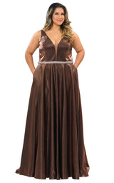 Lindas W1062 Dress Bronze