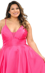 10 of 18 Lindas W1070 Dress Fuchsia