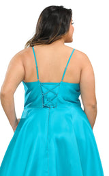 18 of 18 Lindas W1070 Dress Teal
