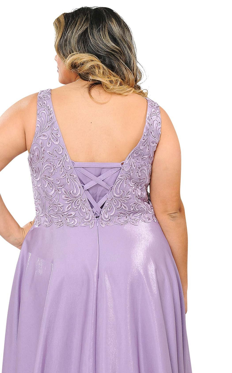 Lindas W1074 Dress Lavender
