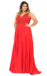 Lindas W1074 Dress Red