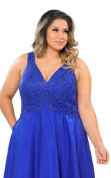 12 of 18 Lindas W1074 Dress Royal