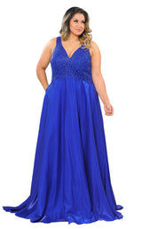 Lindas W1074 Dress Royal