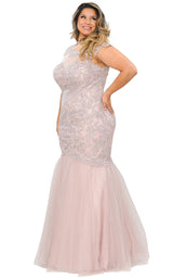 6 of 22 Lindas W1084 Dress Mauve