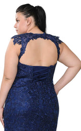 21 of 22 Lindas W1084 Dress Navy