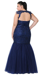 10 of 22 Lindas W1084 Dress Navy