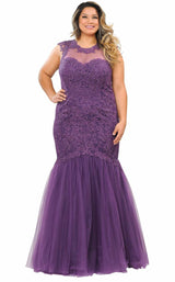 4 of 22 Lindas W1084 Dress Purple