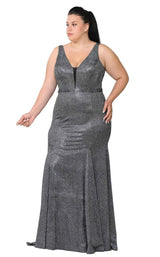2 of 6 Lindas W1086 Dress Black-Silver