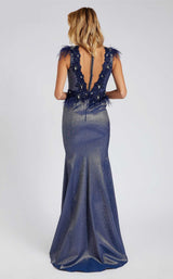 2 of 2 Rozallini Y8223 Dress Navy