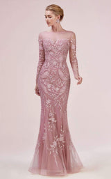 1 of 2 Andrea and Leo A0624 Dusty Rose