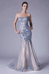 4 of 4 Andrea and Leo A0629 Dusty Blue