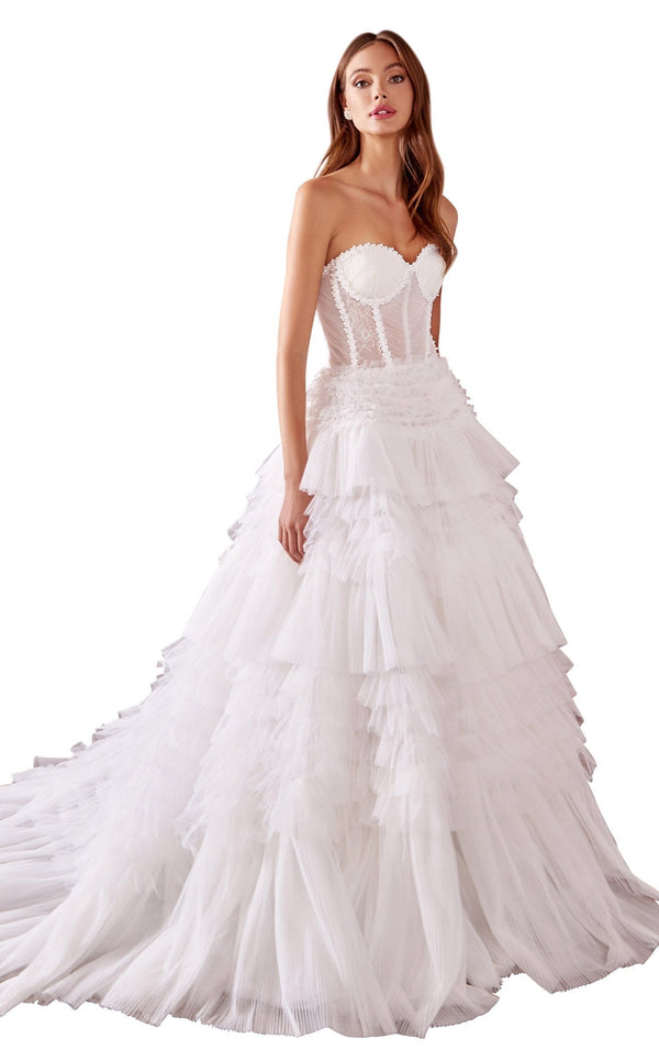 Andrea and Leo A1017w Dress Off-White