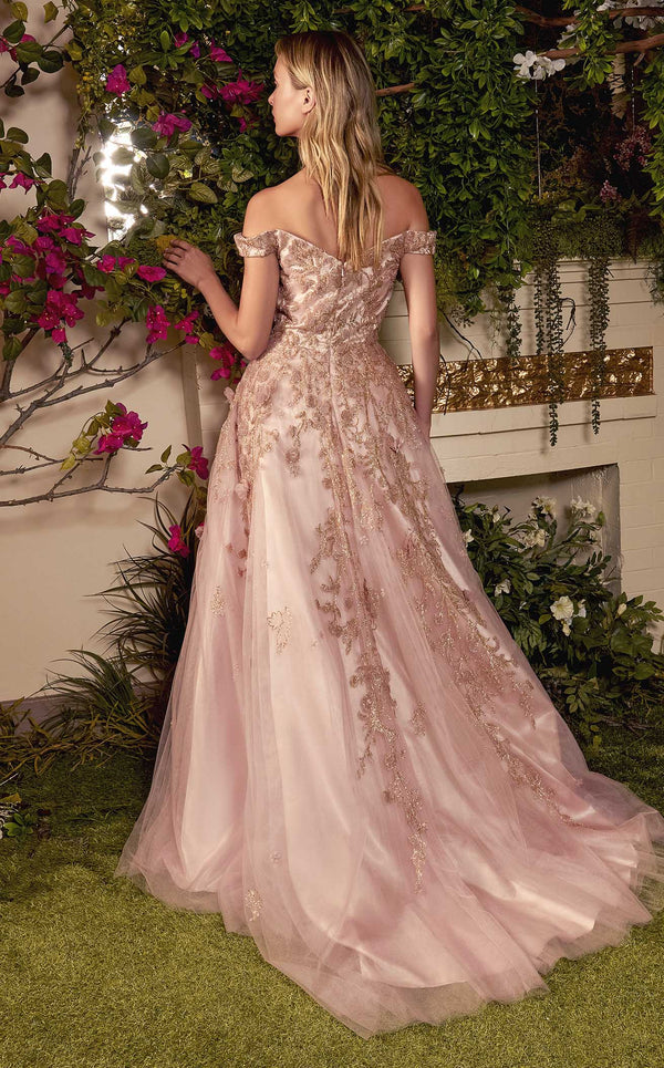 Andrea and Leo A1056 Dress Rose-Gold