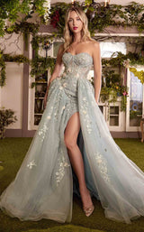 1 of 2 Andrea and Leo A1058 Dress Tiffany-Blue