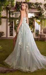 2 of 2 Andrea and Leo A1058 Dress Tiffany-Blue