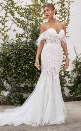 1 of 2 Andrea and Leo A1068W Dress French-White