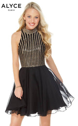 1 of 4 Alyce 1338 Black/Gold