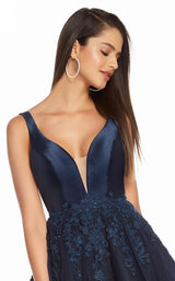 3 of 4 Alyce 3842 Dress Navy-Black