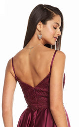 5 of 6 Alyce 3848 Dress Black Cherry