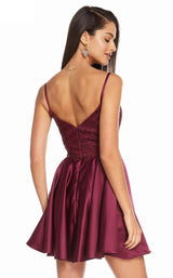 3 of 6 Alyce 3848 Dress Black Cherry