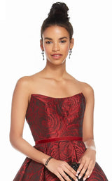 3 of 4 Alyce 3893 Dress Wine