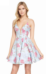 1 of 4 Alyce 3904 Dress Light Blue