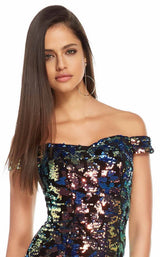 3 of 4 Alyce 4218 Dress Dragon Scale