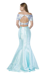 2 of 4 Alyce 6806 Blue-Radiance-Multi