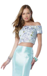 3 of 4 Alyce 6806 Blue-Radiance-Multi