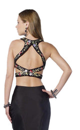 6 of 6 Alyce 6813 Black Multi