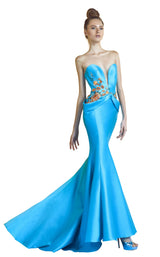 1 of 4 Beside Couture CP4912 Aqua