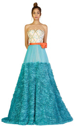 1 of 4 Beside Couture CP4930 Aqua