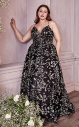 1 of 3 Cinderella Divine CB073C Dress Black