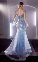 2 of 2 LaDivine CB122 Dress Smoky-Blue