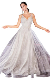 1 of 3 Cinderella Divine CD910 Dress Light-Champagne