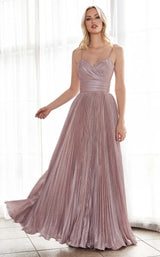 1 of 5 Cinderella Divine CH221 Dress Metallic-Blush