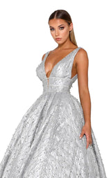 5 of 5 Portia and Scarlett Cinderella Dress Silver