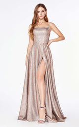 1 of 4 Cinderella Divine CJ525 Dress Copper