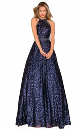 1 of 4 Clarisse 5112 Dress Navy