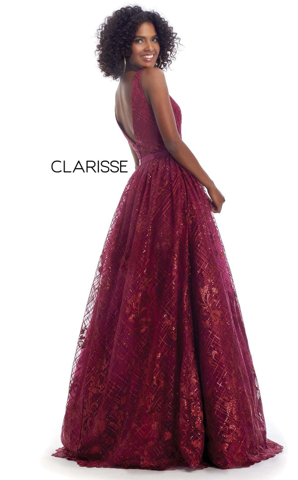 Clarisse 5113 Dress Wine