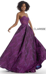 1 of 4 Clarisse 5142 Dress Mulberry
