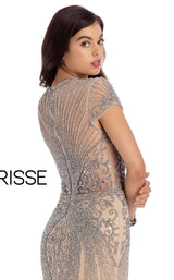 4 of 4 Clarisse 5161 Dress Silver-Nude