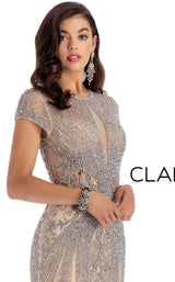 3 of 4 Clarisse 5161 Dress Silver-Nude