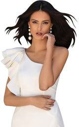 5 of 6 Clarisse 600204 Dress Ivory