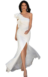 1 of 6 Clarisse 600204 Dress Ivory